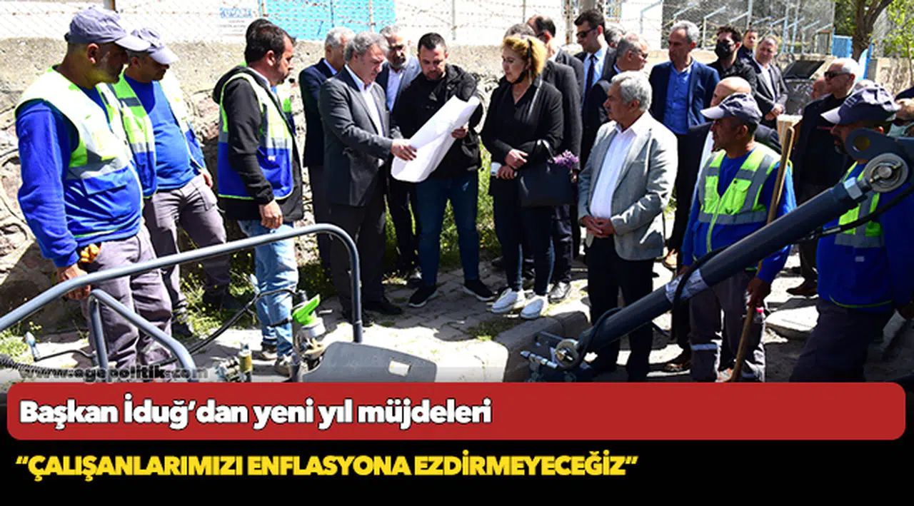 Başkan İduğ’dan yeni yıl müjdeleri