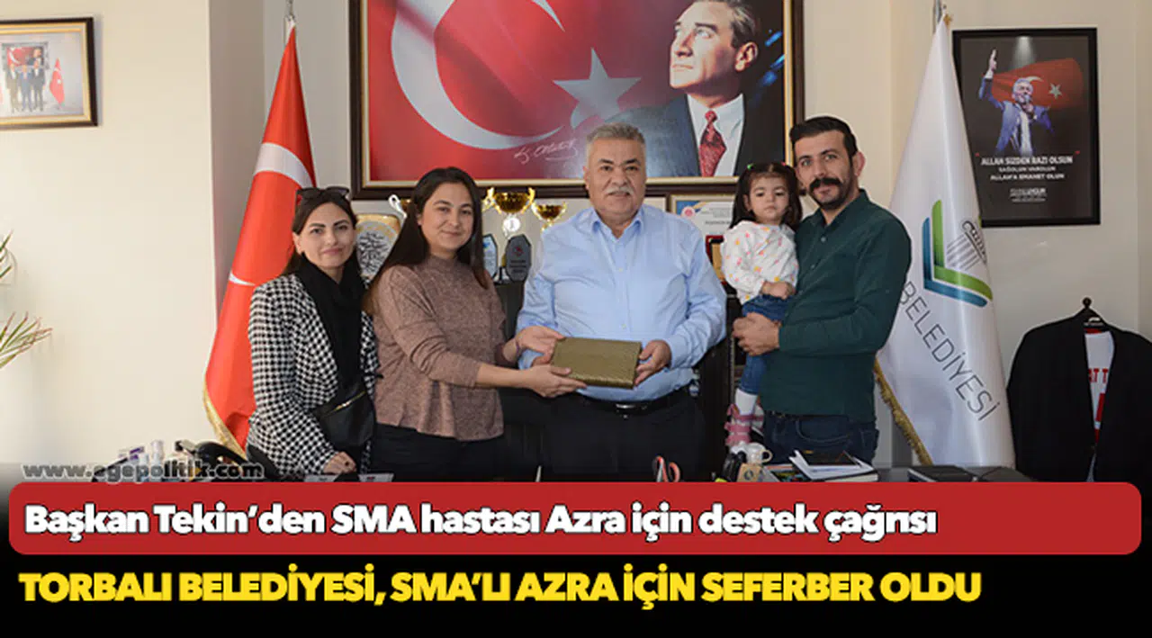 Başkan Tekin’den SMA hastası Azra için destek çağrısı