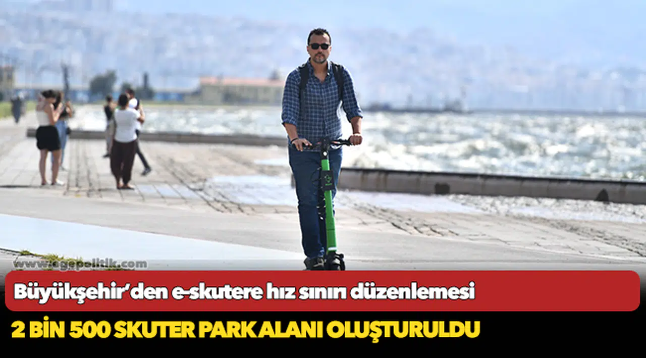 Büyükşehir’den e-skutere hız sınırı düzenlemesi