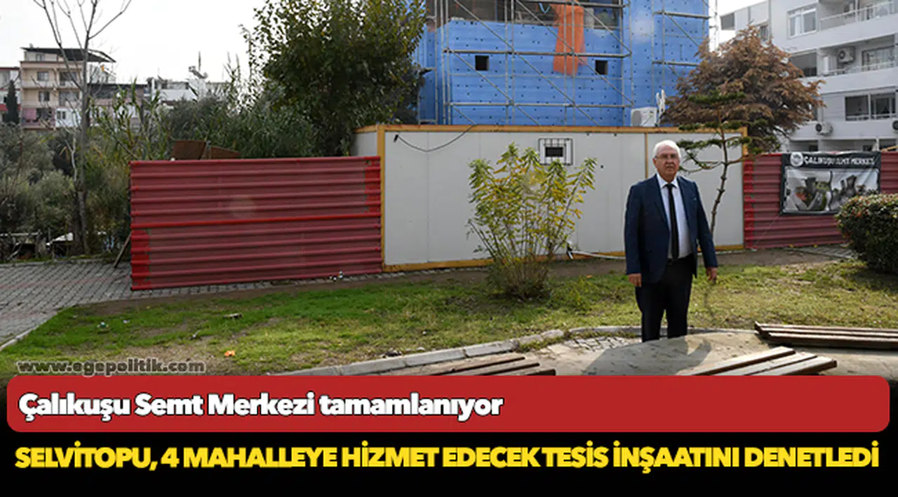 Çalıkuşu Semt Merkezi tamamlanıyor