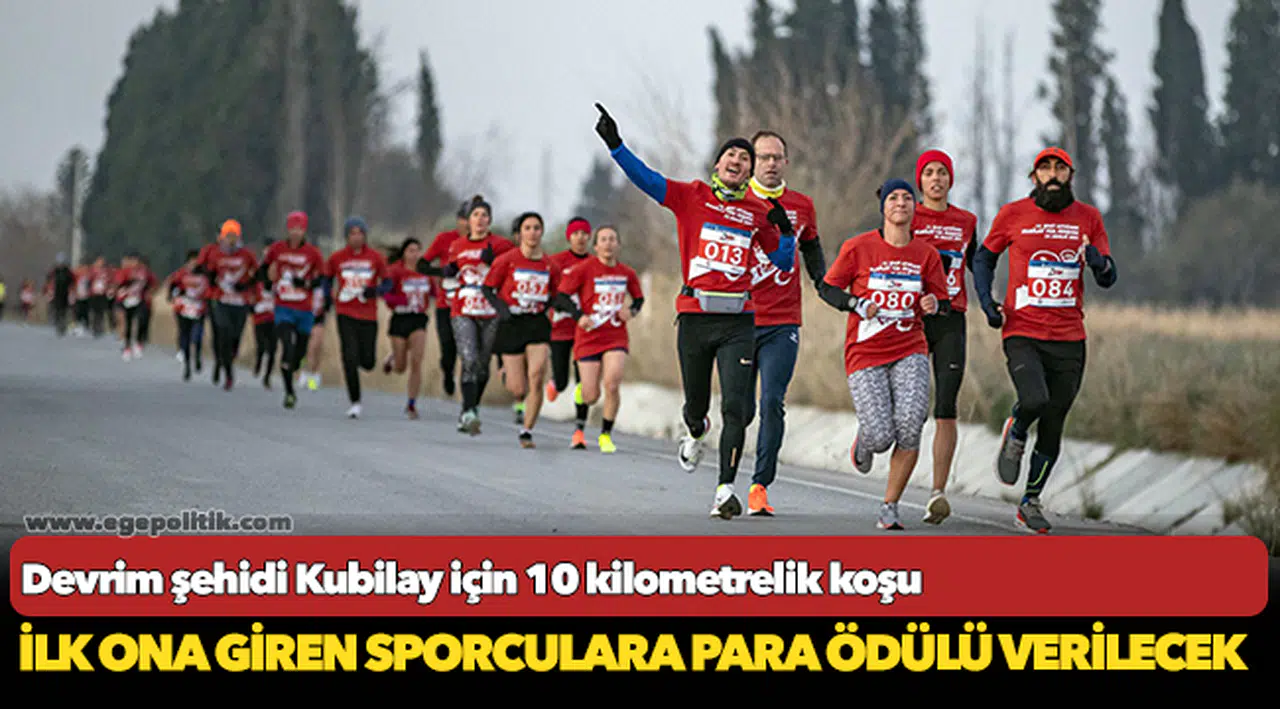 Devrim şehidi Kubilay için 10 kilometrelik koşu