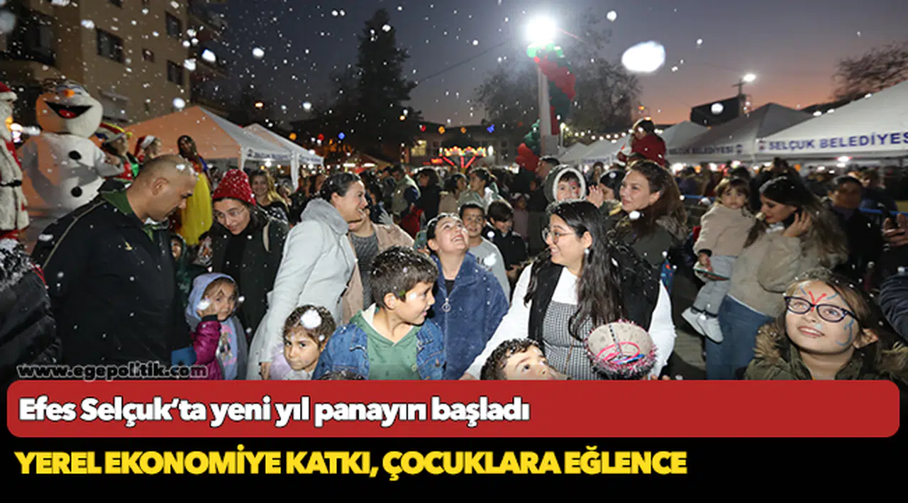 Efes Selçuk’ta yeni yıl panayırı başladı