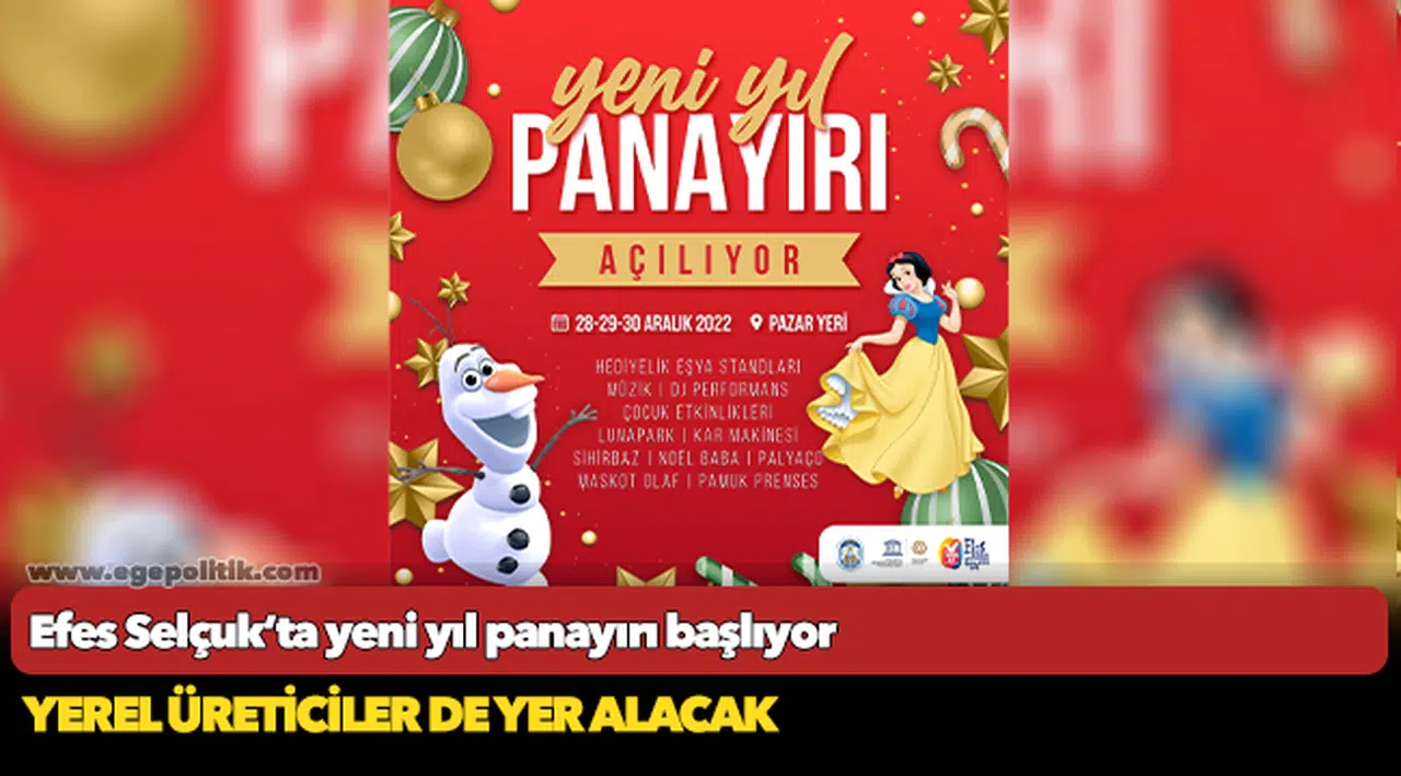 Efes Selçuk’ta yeni yıl panayırı başlıyor
