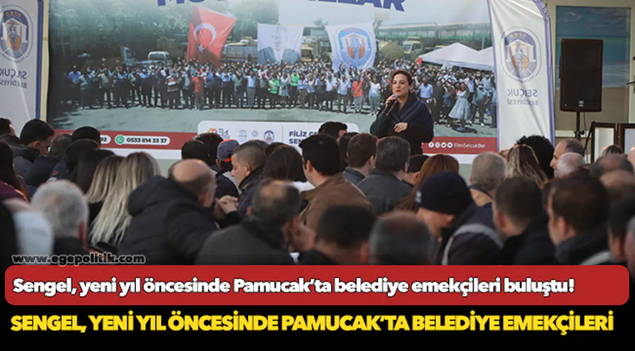 Efes Selçuk'ta yılbaşı buluşması: başkandan emekçilere teşekkür, geleceğe umut...