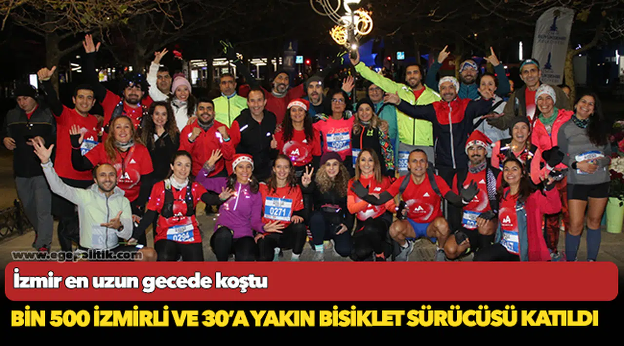 İzmir en uzun gecede koştu