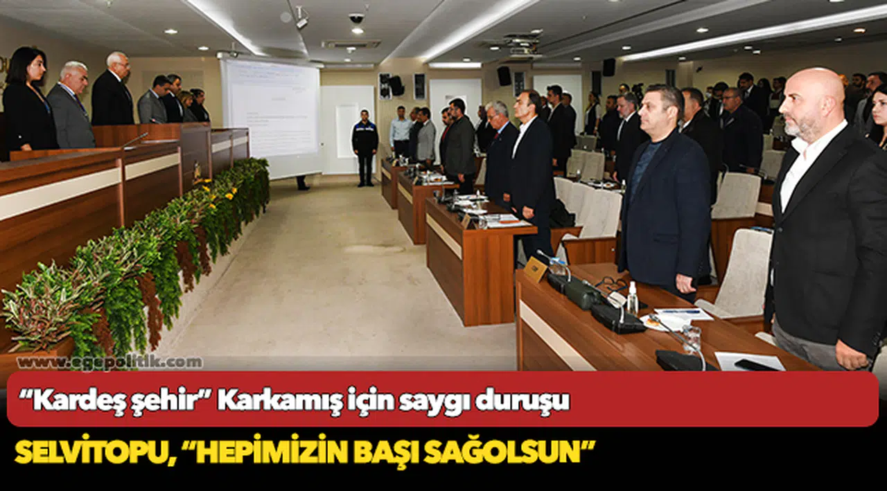 “Kardeş şehir” Karkamış için saygı duruşu