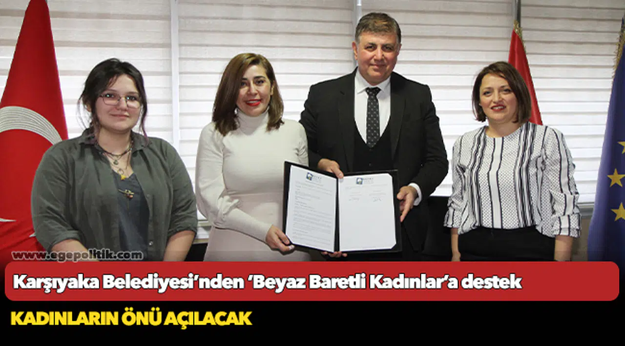 Karşıyaka Belediyesi’nden ‘Beyaz Baretli Kadınlar’a destek