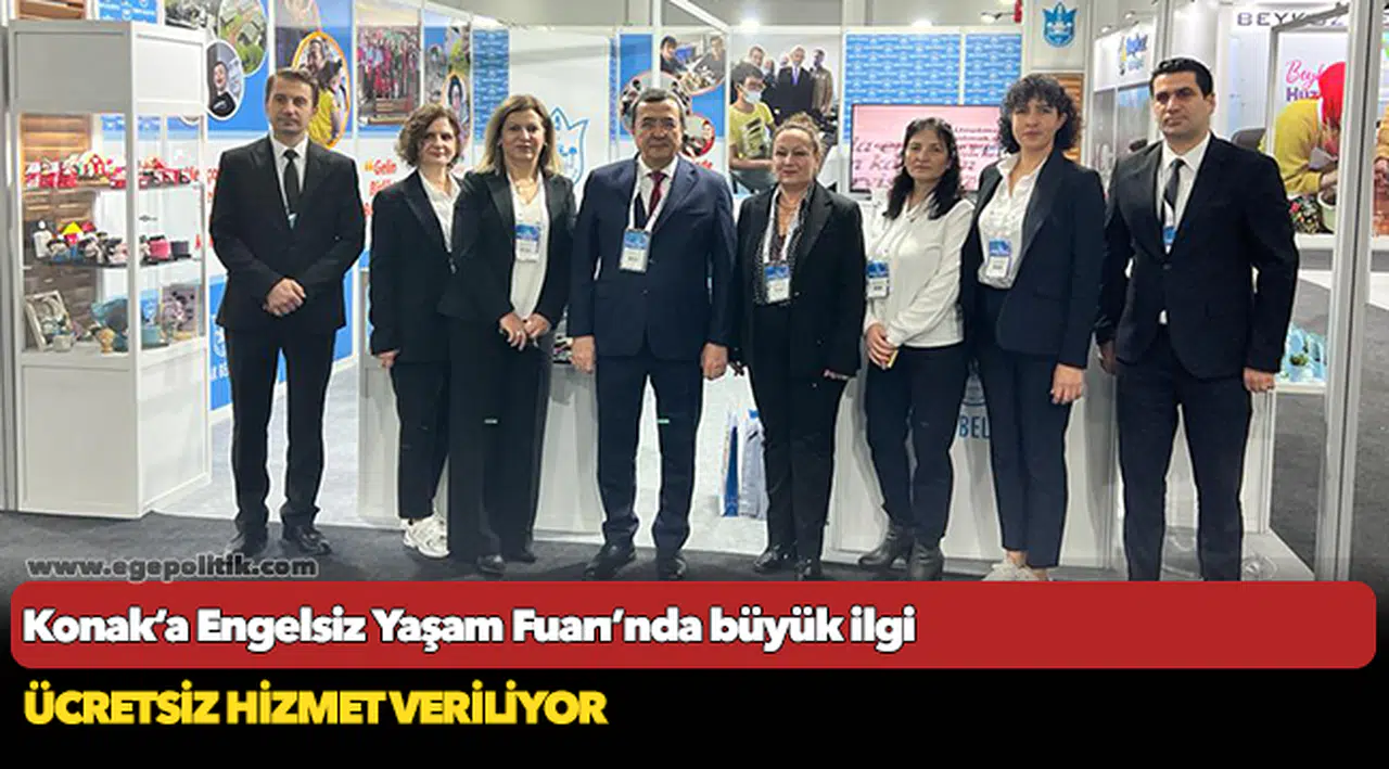 Konak’a Engelsiz Yaşam  Fuarı’nda büyük ilgi