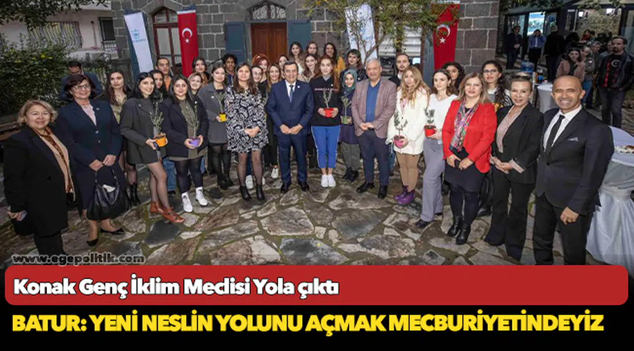 Konak Genç İklim Meclisi  Yola çıktı