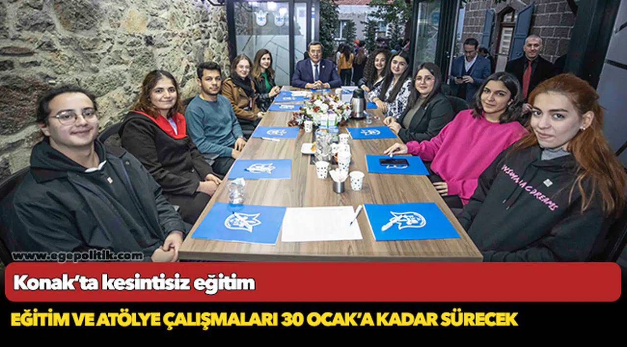 Konak’ta kesintisiz eğitim