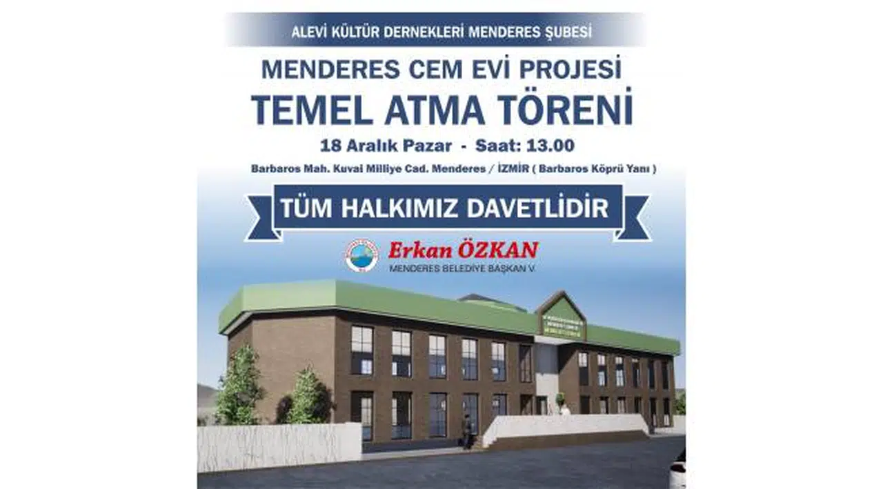 Menderes’te Cemevi’nin temeli atılıyor