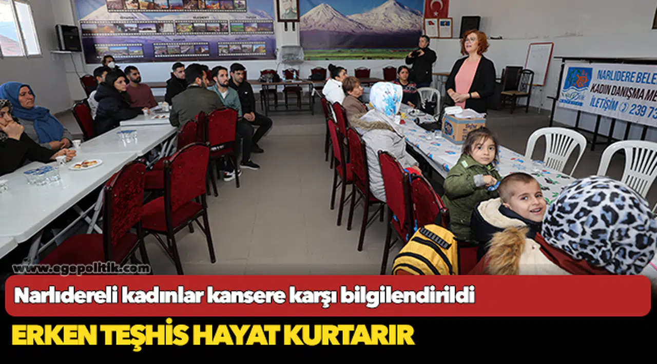 Narlıdereli kadınlar kansere karşı bilgilendirildi
