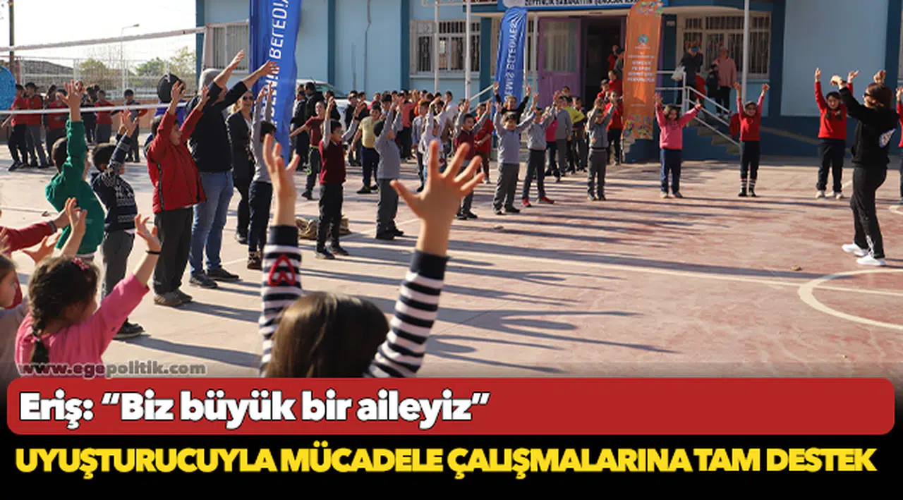 Ödemiş’te köy okulunda şenlik, köy meydanında sağlık taraması, kahvehanede bilgilendirme var