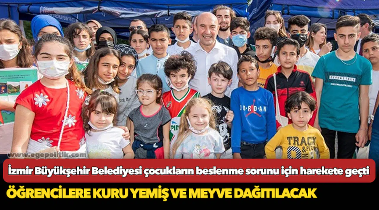 Öğrencilere kuru yemiş ve meyve dağıtılacak