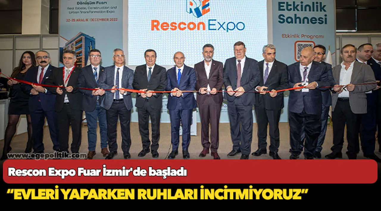 Rescon Expo Fuar İzmir'de başladı