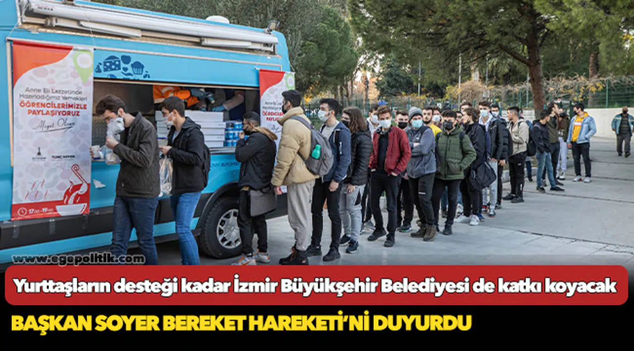 Yurttaşların desteği kadar İzmir Büyükşehir Belediyesi de katkı koyacak