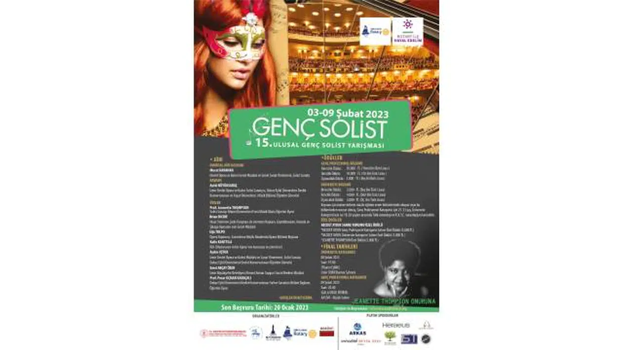 15. Ulusal Genç Solist Yarışması başlıyor