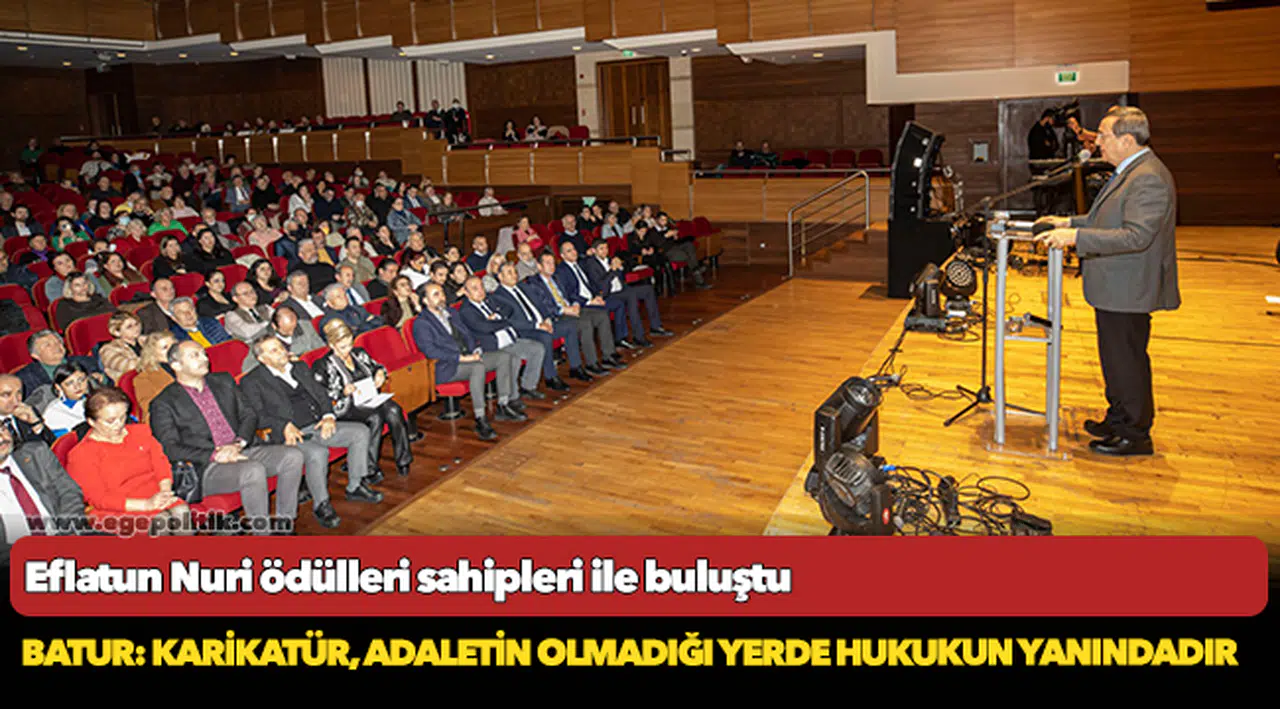 Batur: Karikatür, adaletin olmadığı yerde hukukun yanındadır