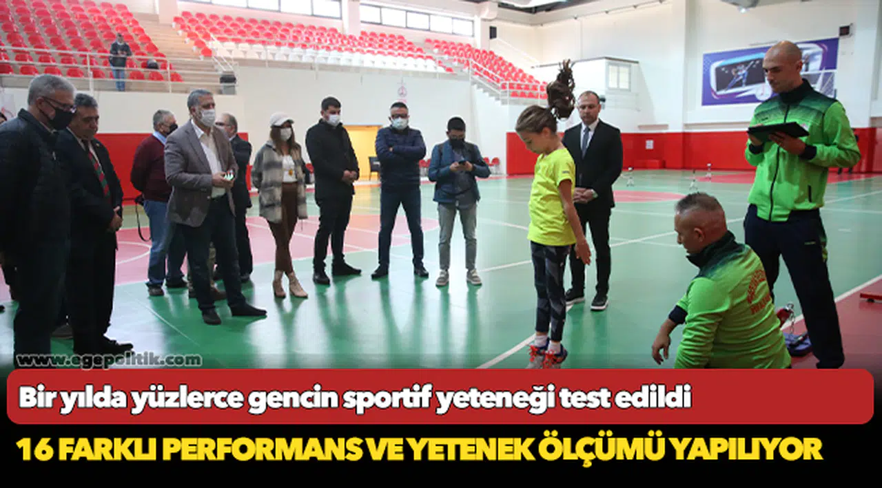 Bir yılda yüzlerce gencin sportif yeteneği test edildi