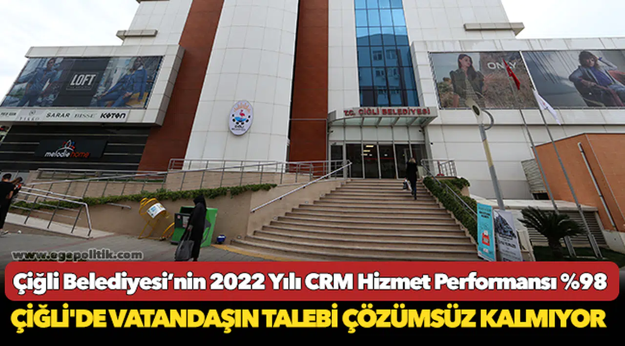 Çiğli Belediyesi’nin 2022 Yılı CRM Hizmet Performansı %98
