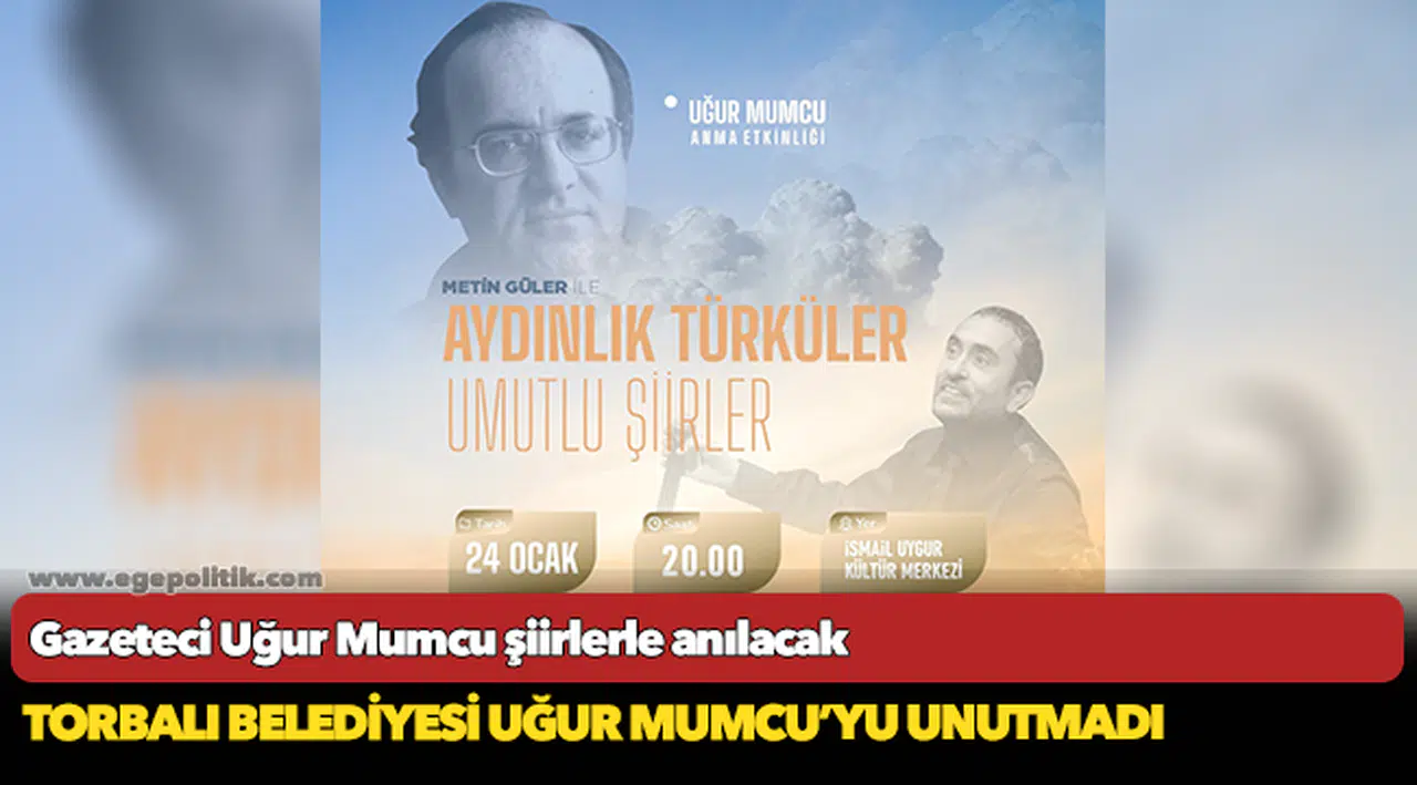 Gazeteci Uğur Mumcu şiirlerle anılacak