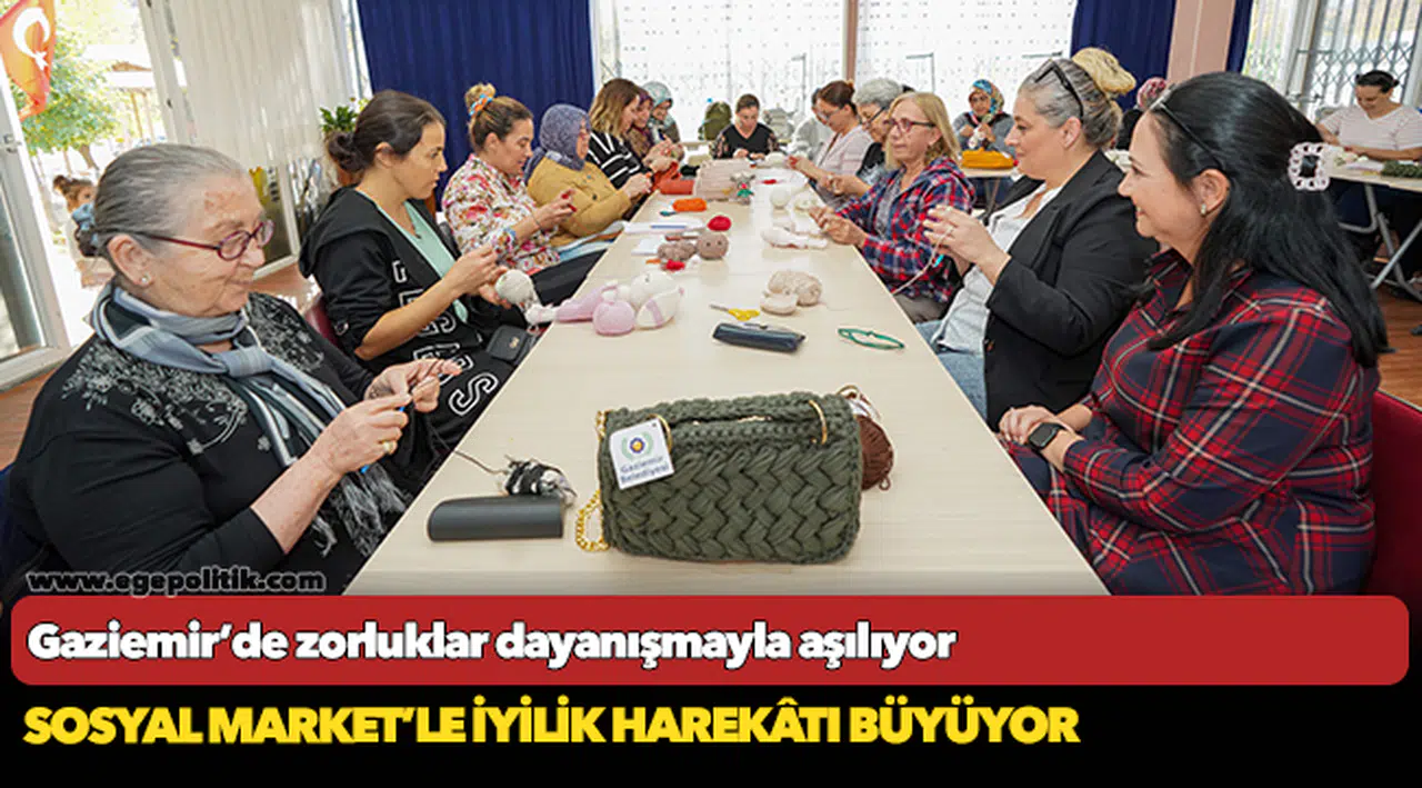 Gaziemir’de zorluklar dayanışmayla aşılıyor