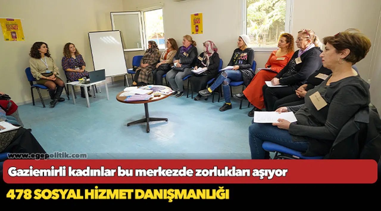 Gaziemirli kadınlar bu merkezde zorlukları aşıyor