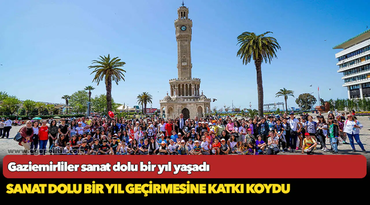 Gaziemirliler sanat dolu bir yıl yaşadı