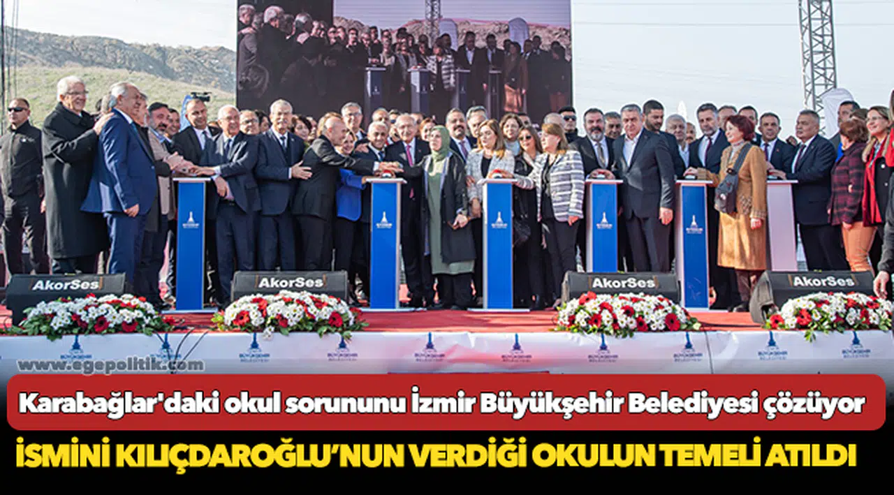 İsmini Kılıçdaroğlu’nun verdiği okulun temeli atıldı