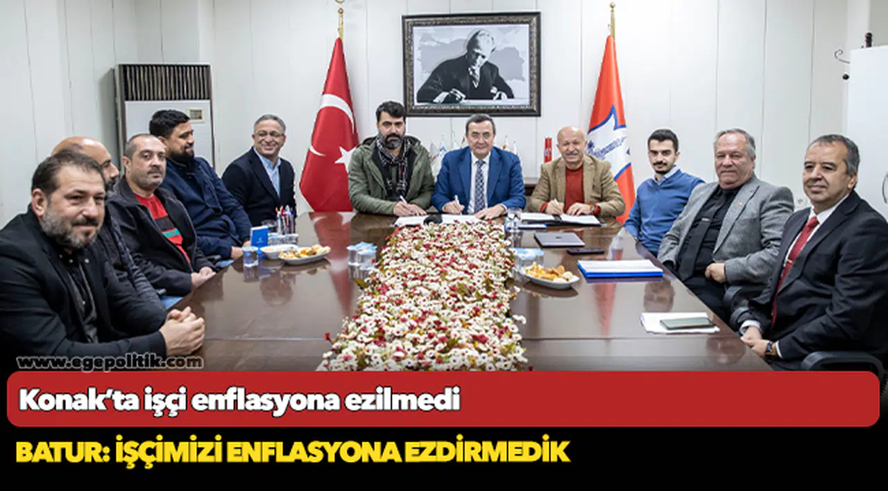 Konak’ta işçi enflasyona ezilmedi