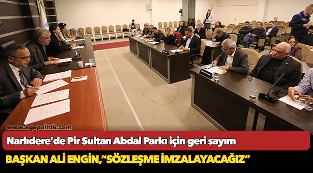 Narlıdere’de Pir Sultan Abdal Parkı için geri sayım