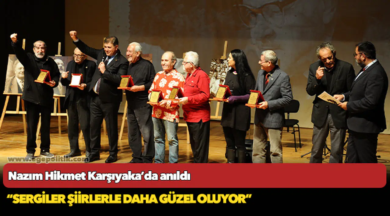 Nazım Hikmet Karşıyaka’da anıldı
