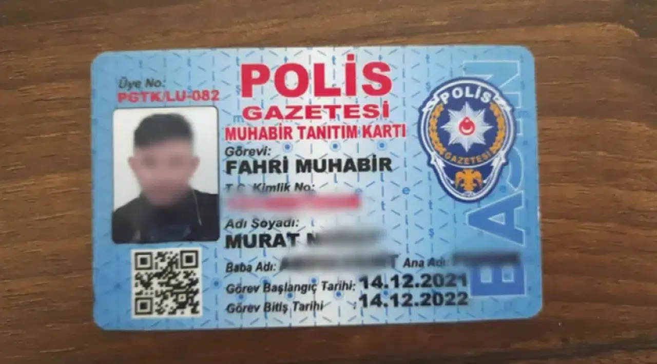 'Polis gazetesi muhabiriyim' dedi, 28 suç kaydı çıktı
