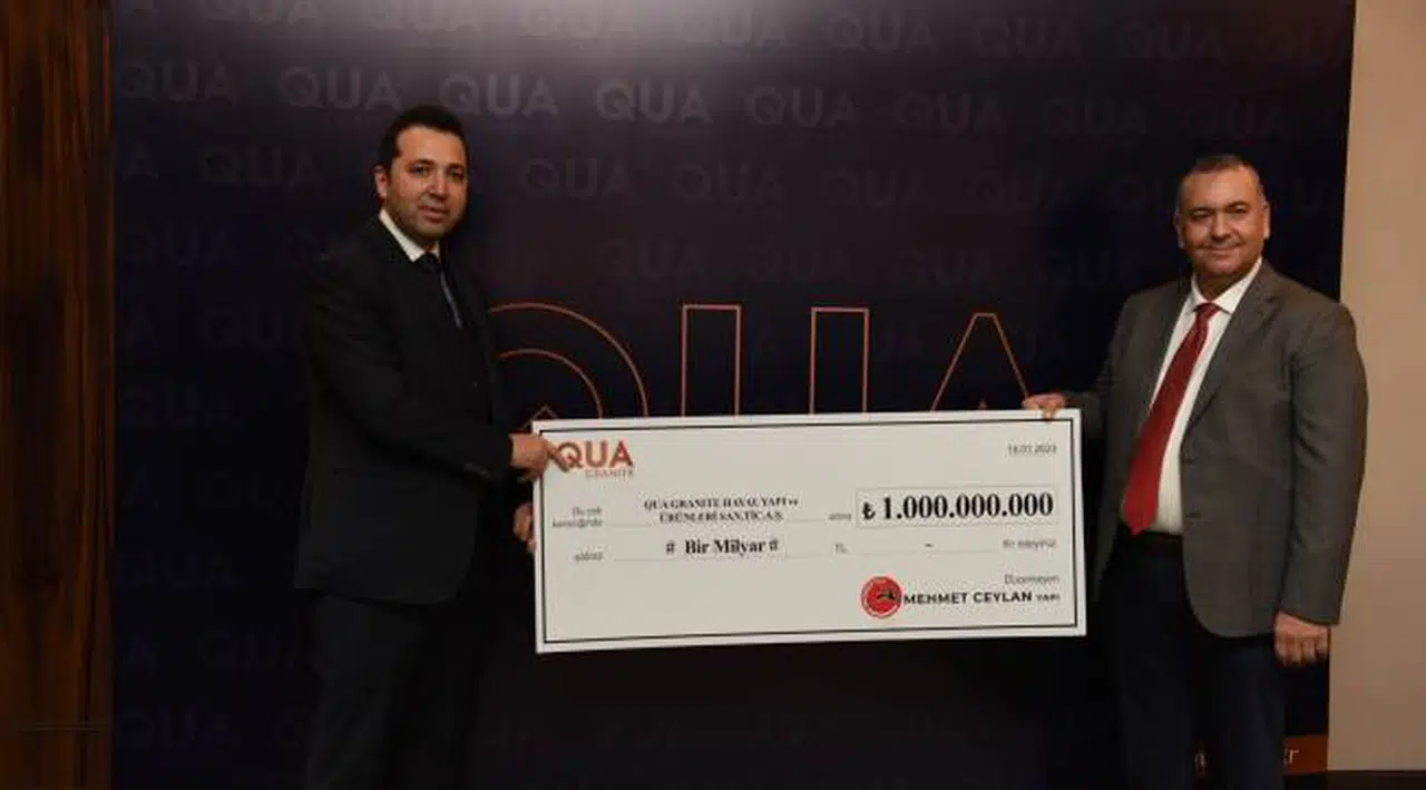 Qua Granite’ten 1 Milyar Tl’lik Rekor Satış