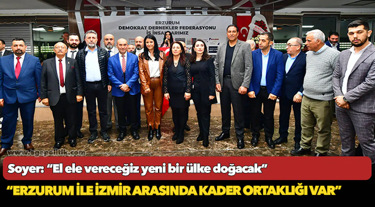 Soyer: “El ele vereceğiz yeni bir ülke doğacak”