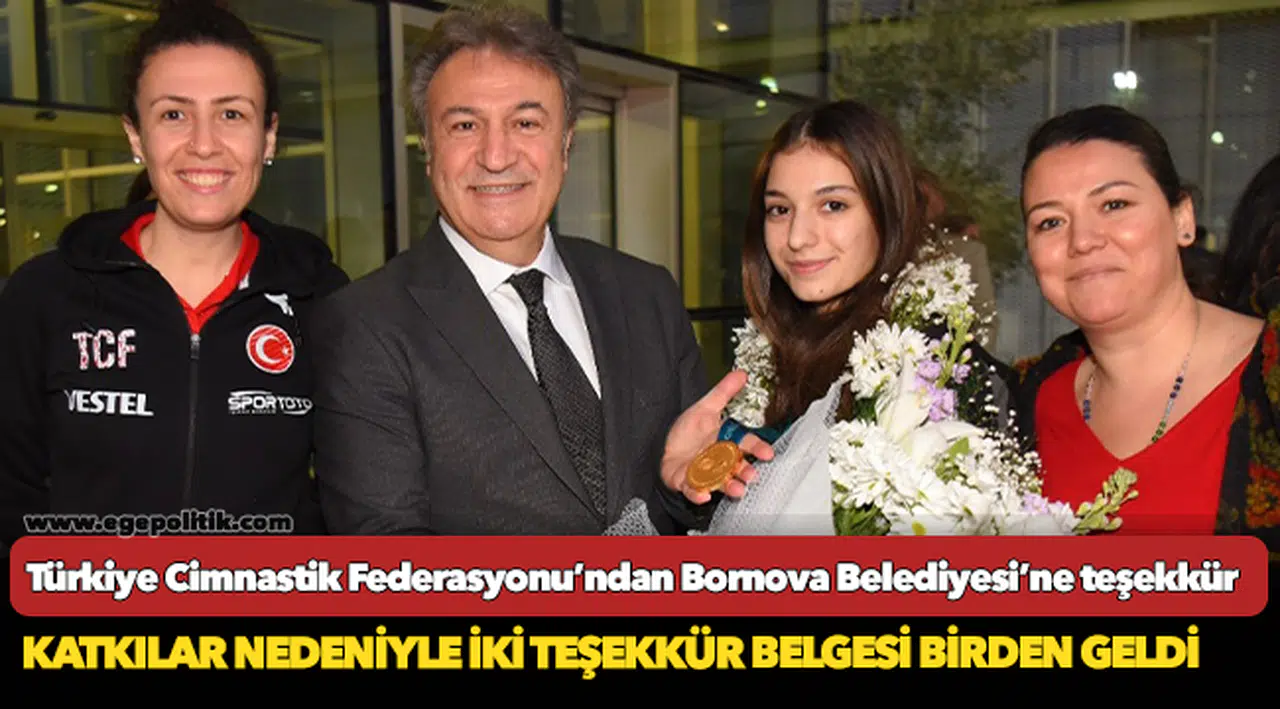 Türkiye Cimnastik Federasyonu’ndan Bornova Belediyesi’ne teşekkür