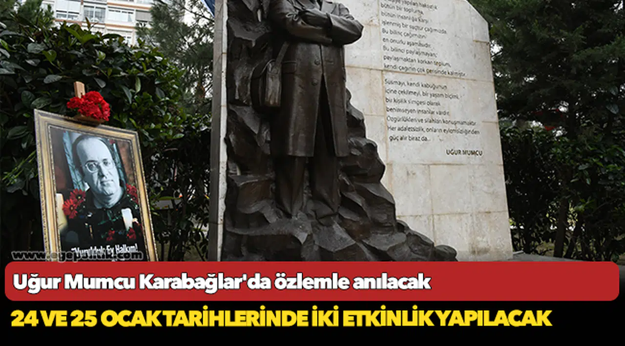 Uğur Mumcu Karabağlar'da özlemle anılacak