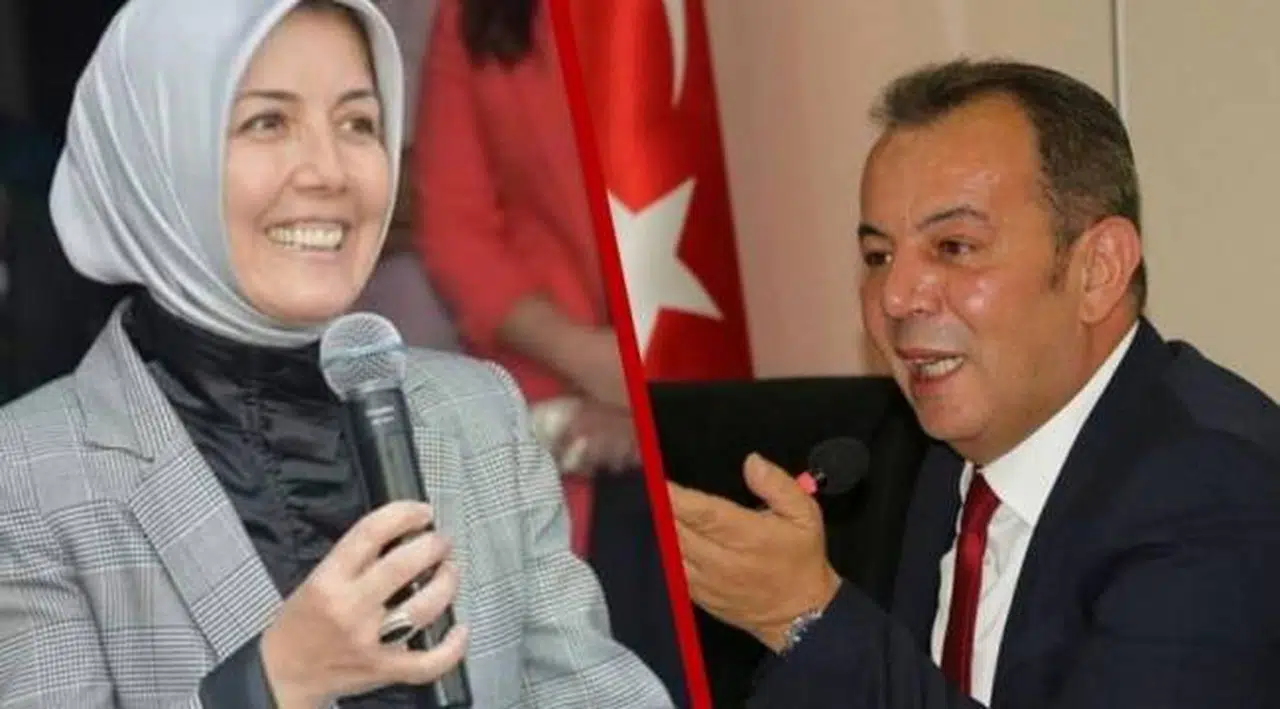 AKP'li Hacer Çınar Bolu Belediye Başkanı Özcan'a şişe fırlattı: 'Ahlaksız, pislik adam'