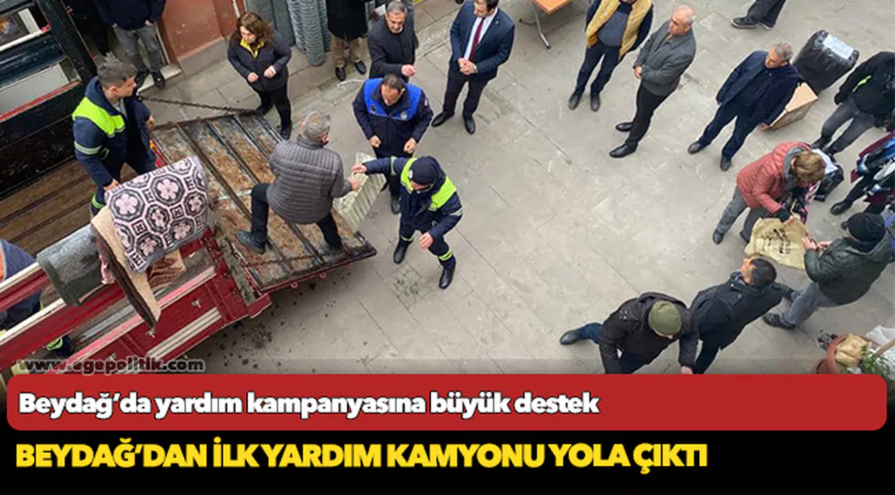 Beydağ’da yardım kampanyasına büyük destek