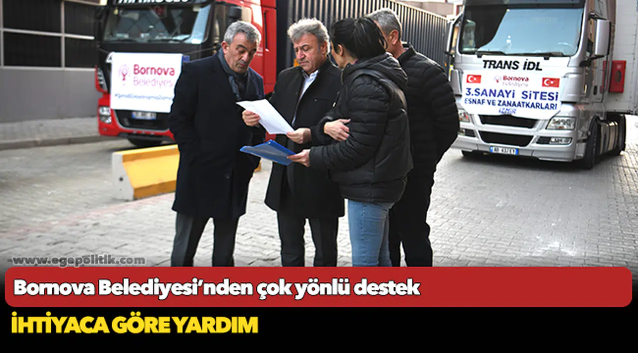 Bornova Belediyesi’nden çok yönlü destek