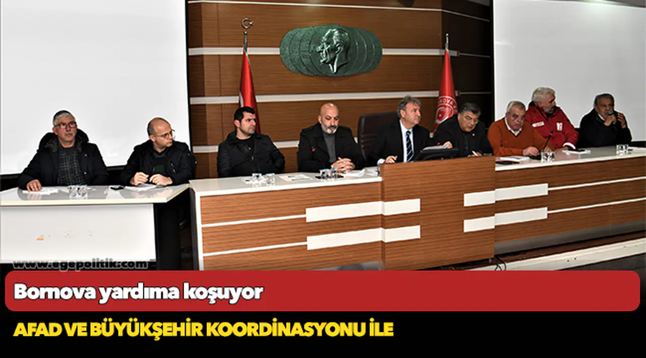Bornova yardıma koşuyor