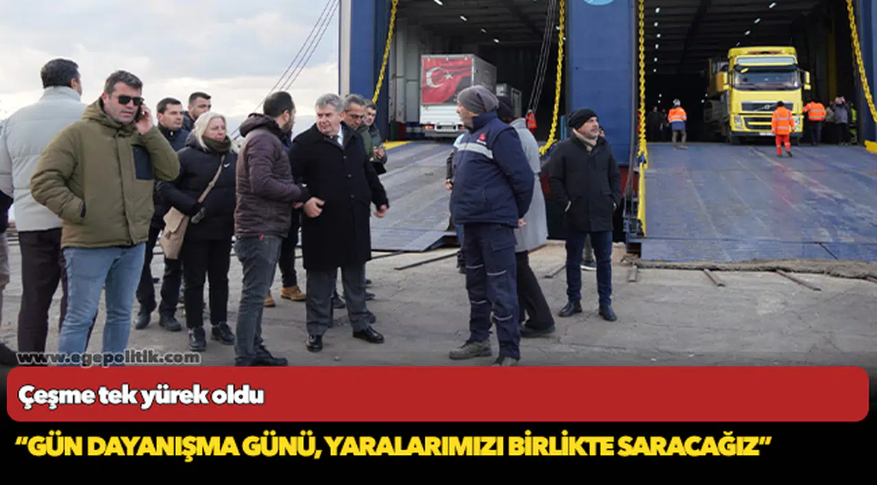 Çeşme tek yürek oldu
