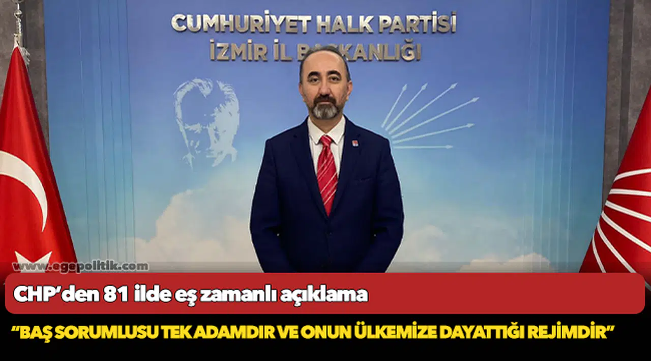 CHP’den 81 ilde eş zamanlı açıklama