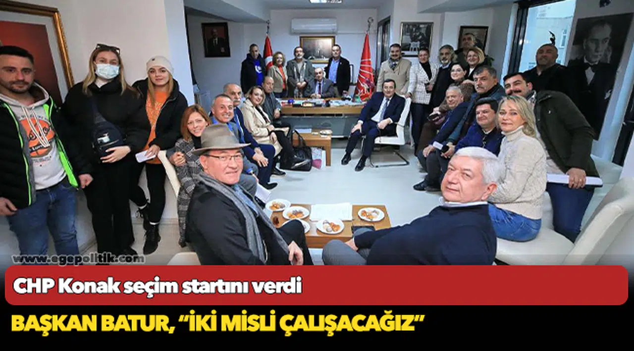 CHP Konak seçim startını verdi
