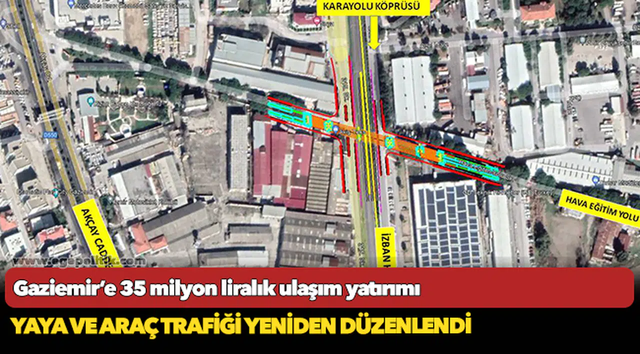 Gaziemir’e 35 milyon liralık ulaşım yatırımı