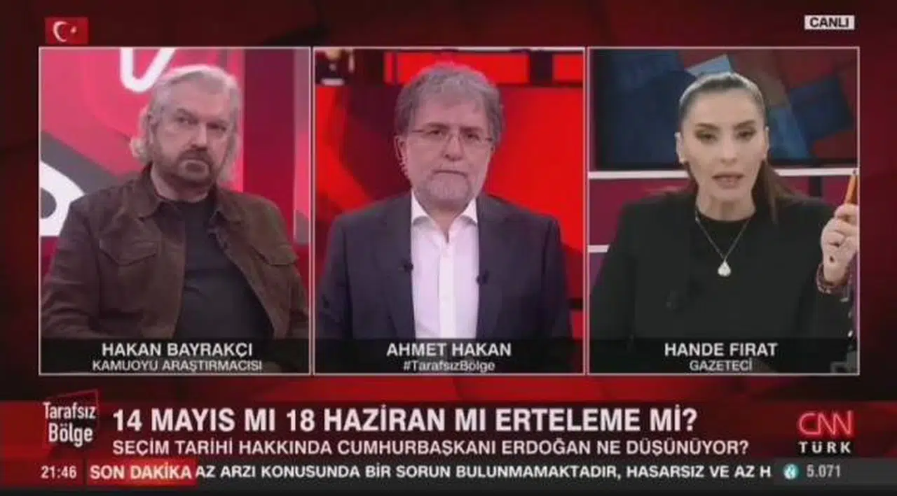 Hande Fırat'ın 'YSK' gafı gündem oldu