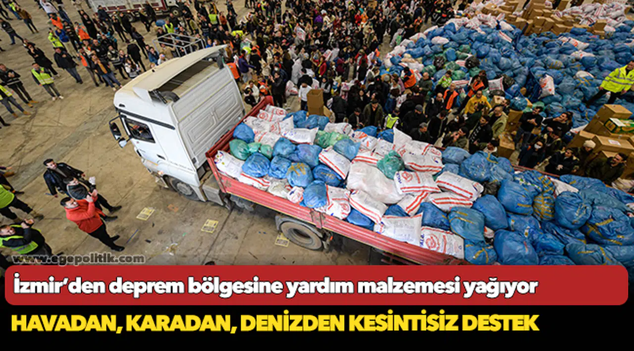 Havadan, karadan, denizden kesintisiz destek