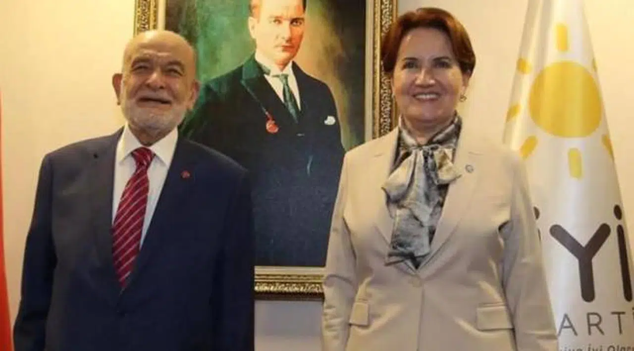 Karamollaoğlu, Akşener'i ziyaret etti
