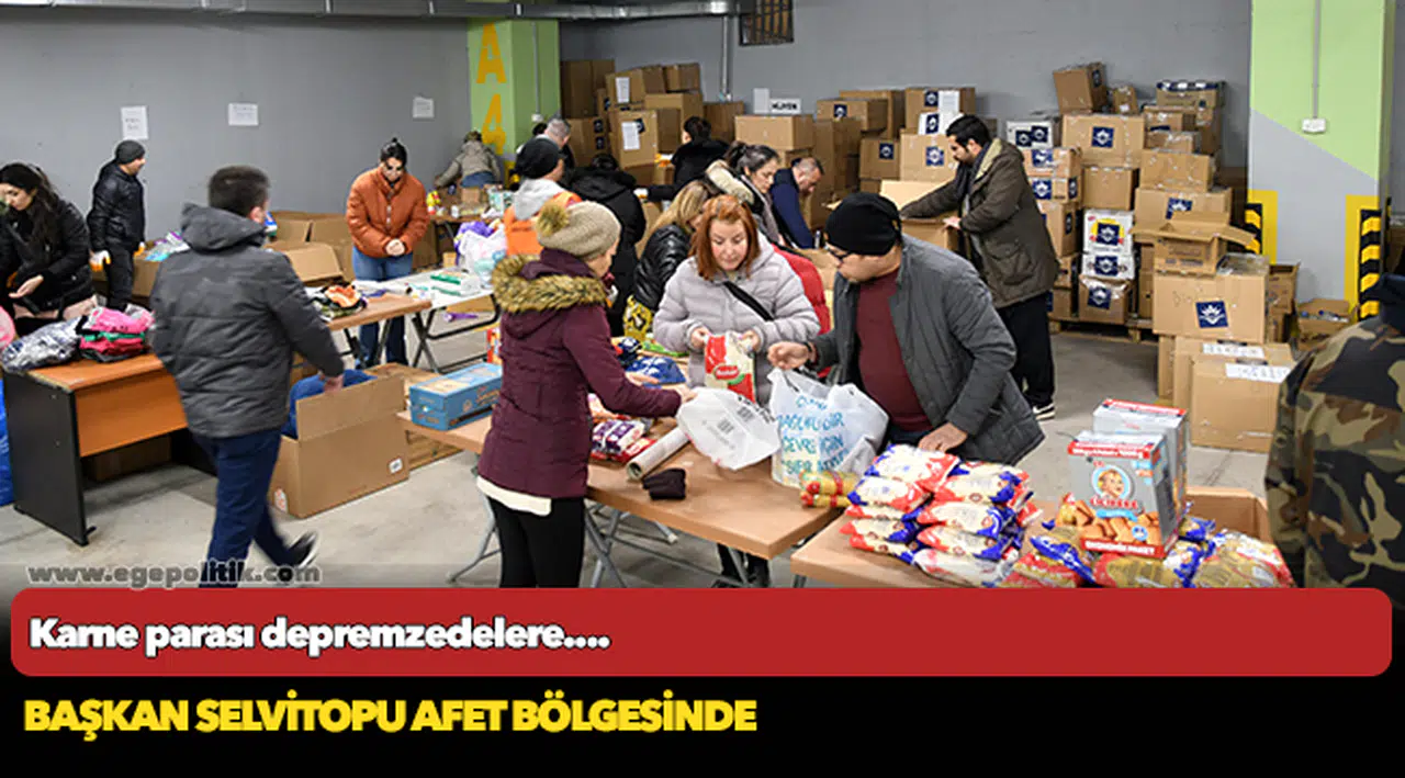 Karne parası depremzedelere....