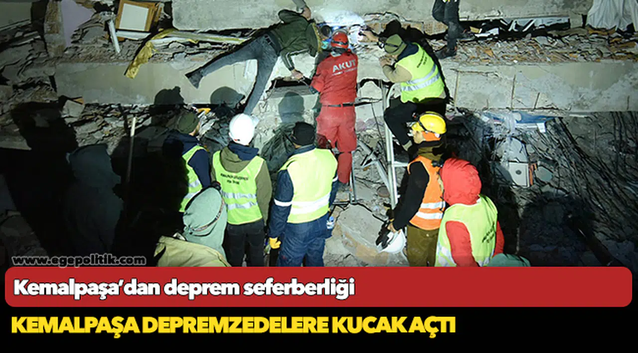 Kemalpaşa’dan deprem seferberliği